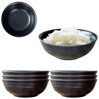 Imagem de 24 Tigelas Japonesa Bowl Oriental Melamina Sopa Lamen 300ml - Best
