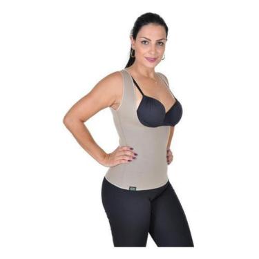 Imagem de Cinta Modeladora Queima Gordura T-shirt Less Now Original, GG, Creme, 