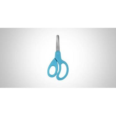 Imagem de Tesoura Escolar Brw Curva Neon AZUL, Azul