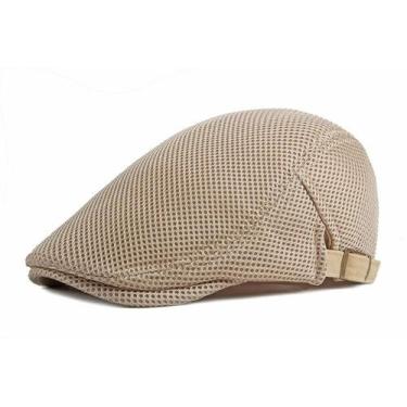 Imagem de Boina Luke Sports Malha Respiráve Mesh Verão Estilo Retrô -, Bege
