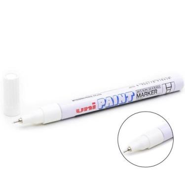 Imagem de Marcador Permanente Uni Paint Marker - PX-203 - Uni-ball, Branca
