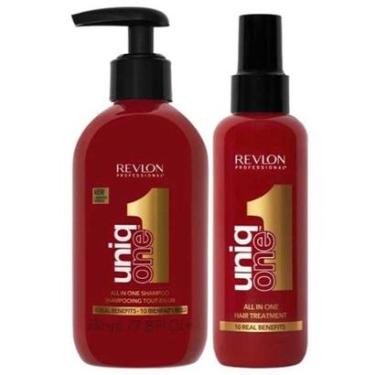 Imagem de Kit Revlon Uniq One Hair Treatment 150ml + Shampoo 230ml-Unissex