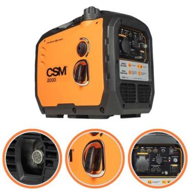 Imagem de Gerador Energia Portátil a Gasolina Inverter Silencioso CSM 2000i 2 kV