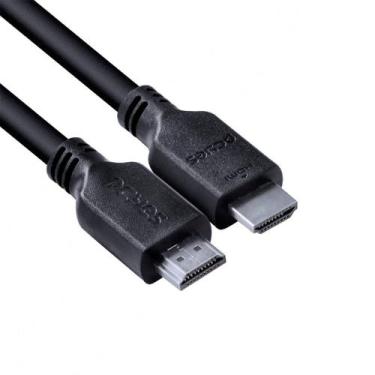 Imagem de Cabo HDMI 2.1 UltraHD PCYes, 4K 144hz, 1 Metro, Preto - PHM21-1