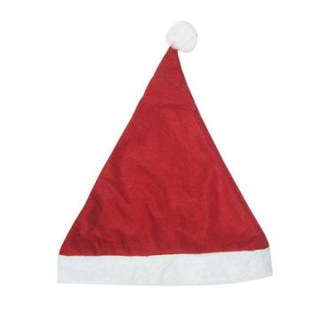 Imagem de Gorro Vermelho De Natal Papai Noel 35x27cm - NATALKASA