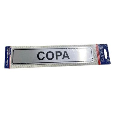 Imagem de Placa Sinalize Copa 5x25cm