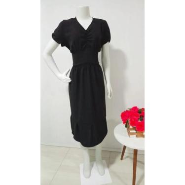 Imagem de Vestido Social Duna - Divina Bela Moda Evangélica 