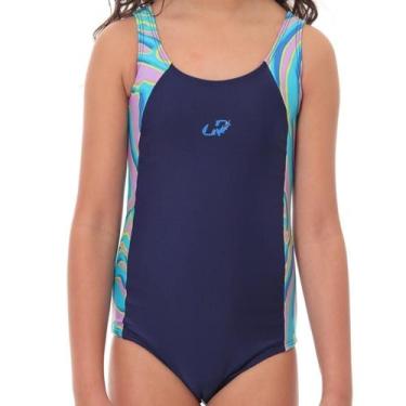Imagem de Maiô De Natação Infantil Xtra Life Com Detalhe Hammerhead, 06, Marinho