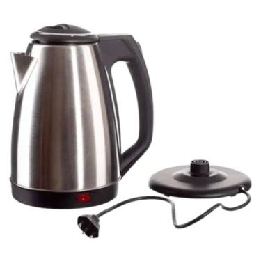 Imagem de Jarra Elétrica Chaleira Ferve Rápido 1.8 Lts 110v - Lehavi, Cinza, 110