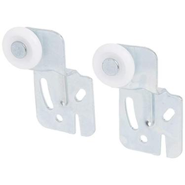 Imagem de Rolo de porta de armário Slide-Co 16216-B, parte traseira, deslocamento de 1,27 cm, roda de nylon de 7/8 polegadas, (pacote com 2)