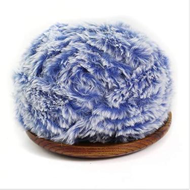 Imagem de Fio de pele de veludo sintético, 500 g, 10 bolas, super macio, grosso, fio de tricô de crochê