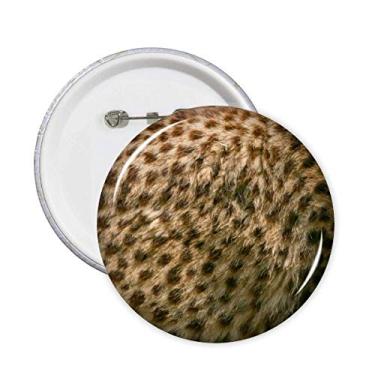 Imagem de Broche de design abstrato de penas de leopardo com design de broches de emblema de botão para decoração 5