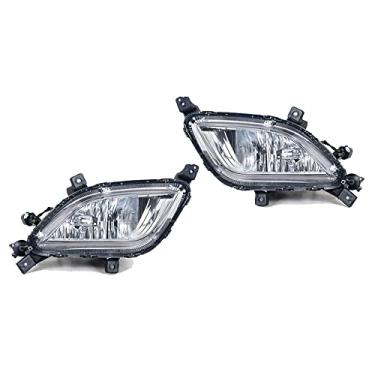 Imagem de JESYMBX Para kia Forte 2017 2018 Luz de carro Luz de neblina Luz de neblina Frontal Lâmpada de condução Farol 92201-A7500 92202-A7500