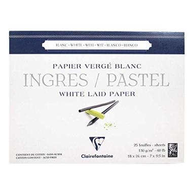Imagem de CLAIREFONTAINE Papel para Pastel Ingres A5+ 25 Folhas, Branco