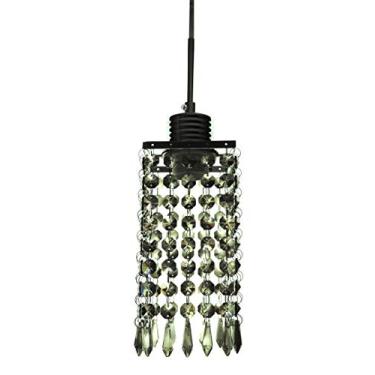 Imagem de Pendente Cristal Diamante Quadrado 1050 - Grafite Diamante Decor Bivoltv Grafite