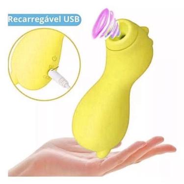 Imagem de Sugador Clitoriano Recarregável Clitóris 7 modos de Pulsação Dino - O 