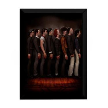 Imagem de Quadro Digital Art Rock Brasileiro Banda Titans 42x29cm - Fanarte