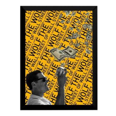 Imagem de Quadro Filme O Lobo De Wall Street Poster Moldurado - Fanarte
