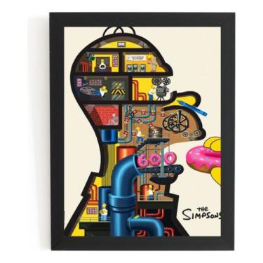 Imagem de Quadro Os Simpsons Homer Arte Poster Moldurado - Fanarte