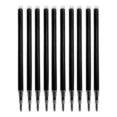 Imagem de Kit com 10 Refil Caneta Mágica Fantasminha Tecido Apaga Calor Preto Para Costureiros, Artesãos E Profissionais Que Necessitam De Marcações Temporárias
