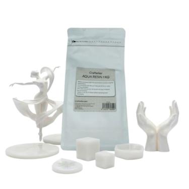 Imagem de Craftelier - Liquid Acrylic Resin 1kg | Eco-Friendly Liquid Acrylic Craft Resin for Molds | Non-Toxic, Odorless | Fast-Drying, Opaque White Finish | Scrapbooking Supplies for DIY & Creative Projects