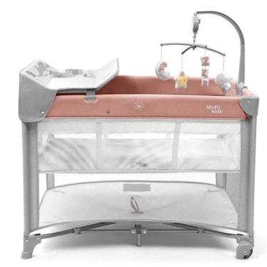 Imagem de Berço Destmontável DayDream 0-15Kg Baby Rosa BB388 Multikids