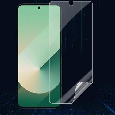 Imagem de Película de hidrogel HD para Samsung Galaxy Z Flip 6 5G protetor de tela interna transparente TPU macio película protetora antiarranhões