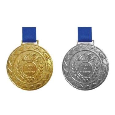 Imagem de Kit C/130 Medalhas de Ouro + 100 Medalhas de PrataM36Crespar