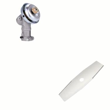 Imagem de Kit Lâmina Facão + Caixa De Transmissão 26mm Para Roçadeira