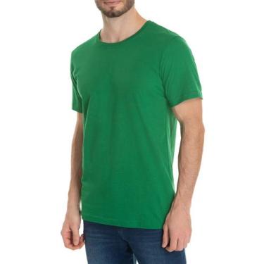 Imagem de Camiseta Lisa Verde Bandeira Masculina - Dom João