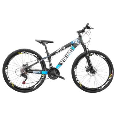 Imagem de Bicicleta Aro 26 Alumínio Viking Tuff X 25 Freeride F. Disco 21V Grupo Shimano Tourney Suspensão Dianteira