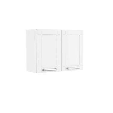 Imagem de Armário Aéreo Alto de Aço 2 Portas Múltipla Bertolini, Branco