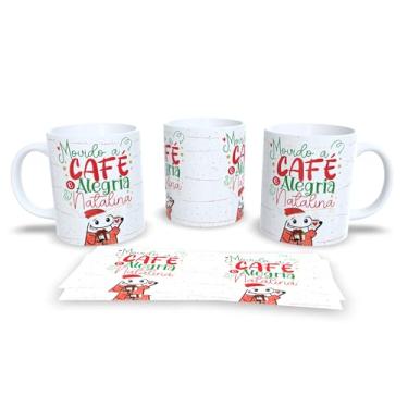 Imagem de Caneca Gente Que Ama Panetone, Cerâmica Branca, Design Natalino com Ilustração Divertida, Decoração para Festas (13)