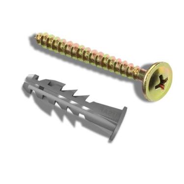 Imagem de Kit 25 Buchas 6mm S Anel USAF + Parafuso Flangeado 4,0x40mm - FERRARI 