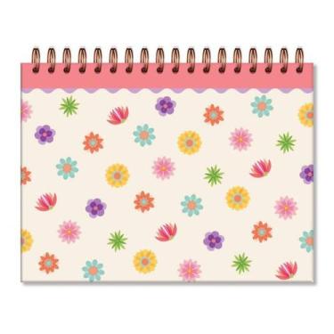 Imagem de Caderno De Criacao Fls. Pretas Flores Para Voce Fina Ideia