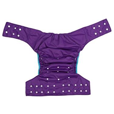 Imagem de Fralda De Pano Fralda Lavável Para Adultos Fralda Ajustável Roxa Cuidado Idoso Para Idosos Com Adultos Fralda Para Corpos Mobilidade Reduzida E Deficientes