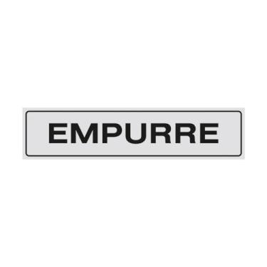 Imagem de Placa De Sinalização Empurre 30x7 Ekomunike - B-520 F9e