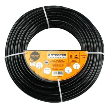Imagem de Cabo de Aço Galvanizado Encapado Preto 6x19 3/16 25 metros - Starfer