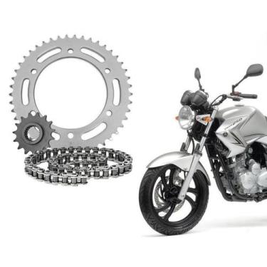 Imagem de Kit Relacao Transmissao Ys Fazer 250 De 2005 Ate 2017 - Dvsc, Cinza-cl