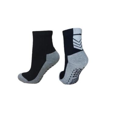 Imagem de Meia Antiderrapante Infantil Juvenil Pro Socks Futebol Soccer Cano Méd