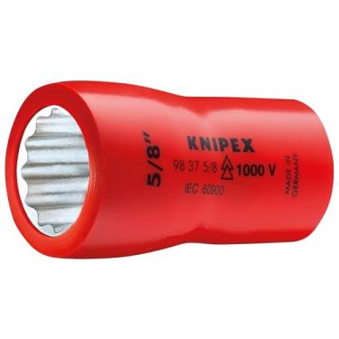 Imagem de KNIPEX Ferramentas - Soquete hexagonal, 98 37 5/8", 1000 V isolado (98 37 5/8")