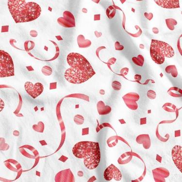 Imagem de TNT Estampado 1,40M 40G Coração Glíter RL-25MTS - Supper