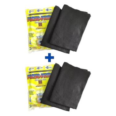Imagem de Filtros Manta Coifa Depurador Exaustor Purificador Universal kit com 4