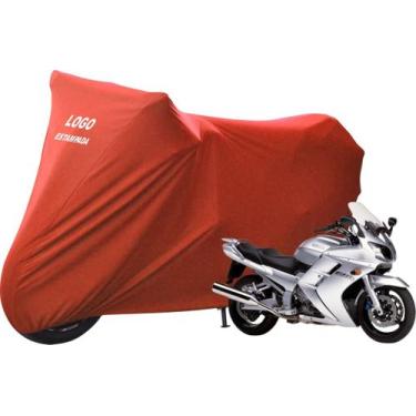 Imagem de Capa Sob Medida De Tecido Para Moto Yamaha FJR 1300 - Mz, Vermelha