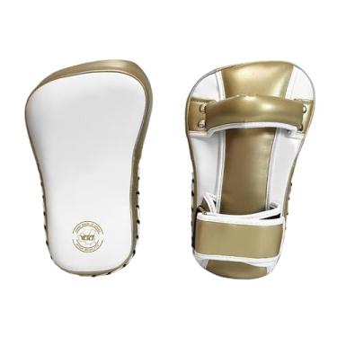 Imagem de oshhni 1 par de almofadas de boxe foco curvo luvas equipamento de treinamento almofadas de chute para muay thai karate taekwondo fitness