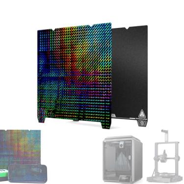 Imagem de Plataforma "Phantom" de impressão dupla face Creality 235 * 235 mm (PET brilhante + PEI revestido), sem adesivo magnético macio, plataforma de impressora 3D para K1/Ender-3 V3/SE/KE/S1/3 S1Pro/3/3