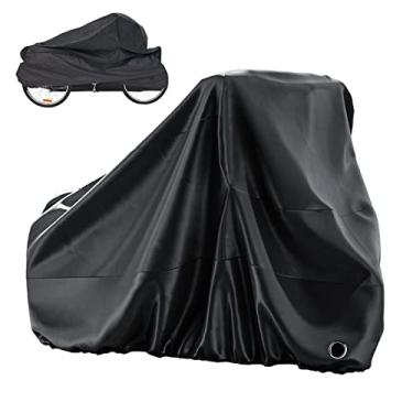 Imagem de MOPHOTO Capa De Bicicleta Para Triciclo Adulto, Para Armazenamento De Bicicleta Ao Ar Livre, Capa Resistente À Prova D'Água Para Bicicletas Triciclo