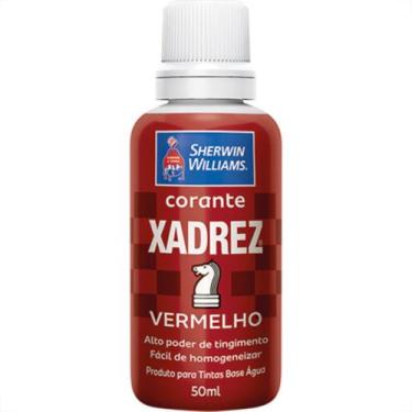 Imagem de Corante Xadrez 50Ml Vermelho - Kit C/12 Unidades - NOVACOR