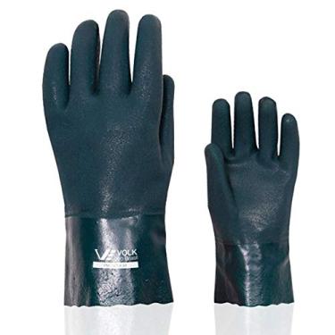 Imagem de Luva De Segurança Pvc 26cm Limpeza Pesada Antiderrapante Epi