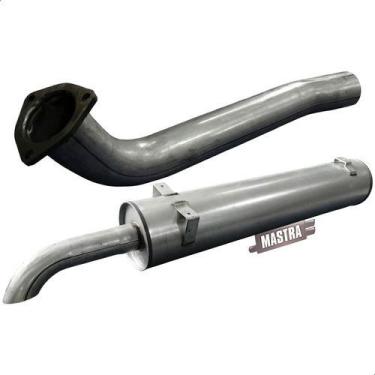 Imagem de Kit Escapamento Tubo+ Traseiro Caminhão Mb 710 / 710 02 A 07 - Genéric